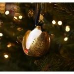 Décoration de sapin ALUMNI oeuf dor WB657 3