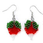Boucle d'oreille radis luna lovegood 1