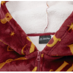 sweat zippé rouge 3
