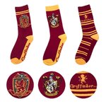 Lot 3 paires de Chaussettes Gryffondor Harry Potter CR1621 2