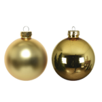 boite de 10 boule de noel or clair 2