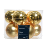boite de 10 boule de noel or clair 1
