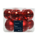 boite de 10 boule de noel rouge 1