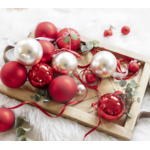 boite de 10 boule de noel rouge 2