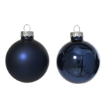boite de 10 boule de noel bleu 2