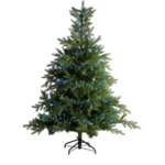 guirlande bougie led bleu 6