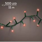 guirlande bougie led rouge 1