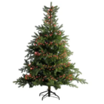 guirlande bougie led rouge 7