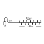 guirlande bougie led blanc 4
