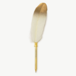 stylo plume blanche 1