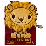 Journal intime en peluche Gryffondor avec cadenas et clé 404189 1