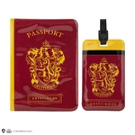 Couverture passeport avec porte-étiquette Gryffondor CR2511(1)