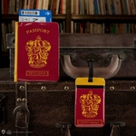 Couverture passeport avec porte-étiquette Gryffondor CR2511(3)