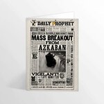 Carte Lenticulaire - La Gazette des Sorciers - Evasion Massive d'Azkaban - MinaLima HPCARD32 (1)