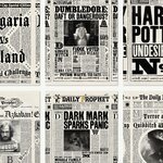 Lot de cartes postales - Premières Pages de La Gazette du Sorcier - MinaLima DPP01(2)