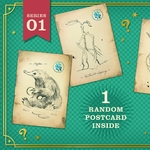 Carte postale mystère Série 1 - Journal de Terrain de Norbert Dragonneau - MinaLima - Animaux Fantastiques WWMPC01(2)