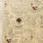 Papier cadeau - Carte du Maraudeur - MinaLima - Harry Potter HPGW03(2)