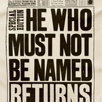 Torchon Celui quil ne faut pas nommer revient - La Gazette du Sorcier - MinaLima - Harry Potter HPT09(2)