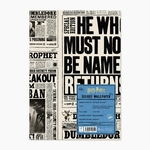 Echantillon papier peint Gazette du Sorcier - Harry Potter - MinaLima HPWPS09(1)