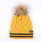 Bonnet enfant tricoté à pompon Poufsouffle - Harry Potter 2200009660(2)
