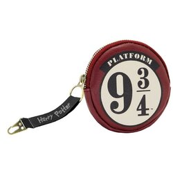 Porte-Monnaie Rond Harry Potter Quai 9 3/4 En Simili Cuir - Accessoire Magic