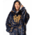 sweat a capuche bleu nuit 1