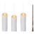 bougie led boite de 3 3