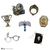 Pack de 7 pin's Horcruxes - Harry Potter DO3105 (1)