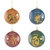 Set de 4 boules de Noël - Maisons de Noël 7