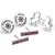 Set de 3 Boucles d'Oreilles Gryffondor - Harry Potter WES00216