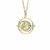 Collier Retourneur de Temps en argent plaqué or et cristaux - Harry Potter