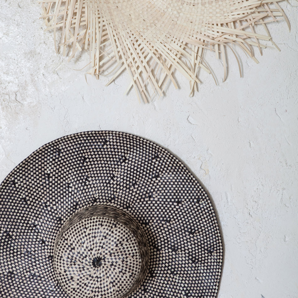 Chapeau Déco SASAK BORNEO - Black