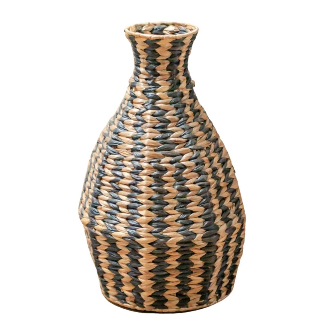 Vase DAYANA Jacinthe deau Naturel et Noir 05