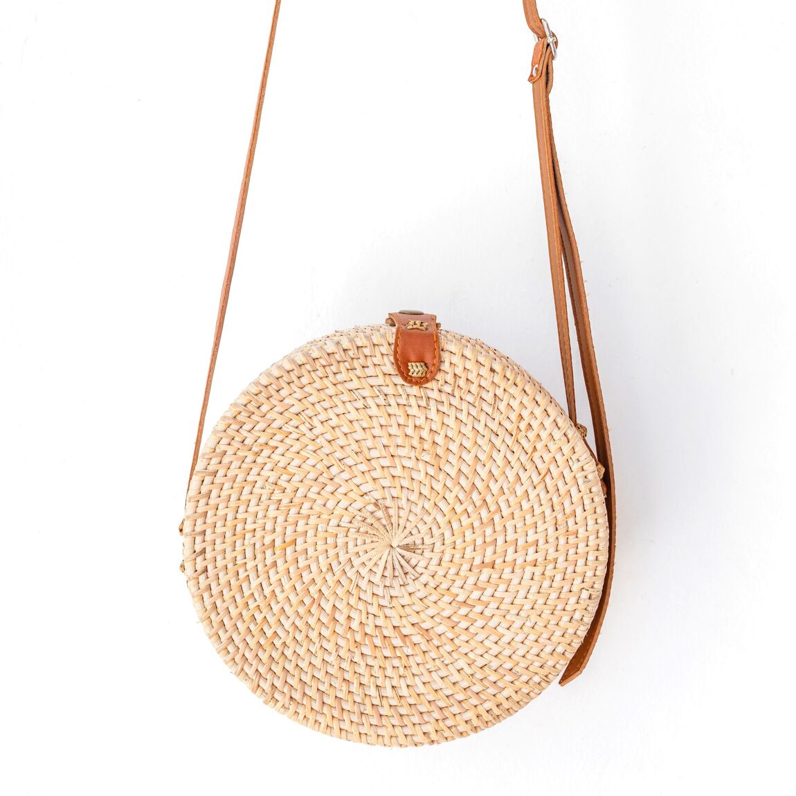 Petit Sac Rotin SANJA Marron 03