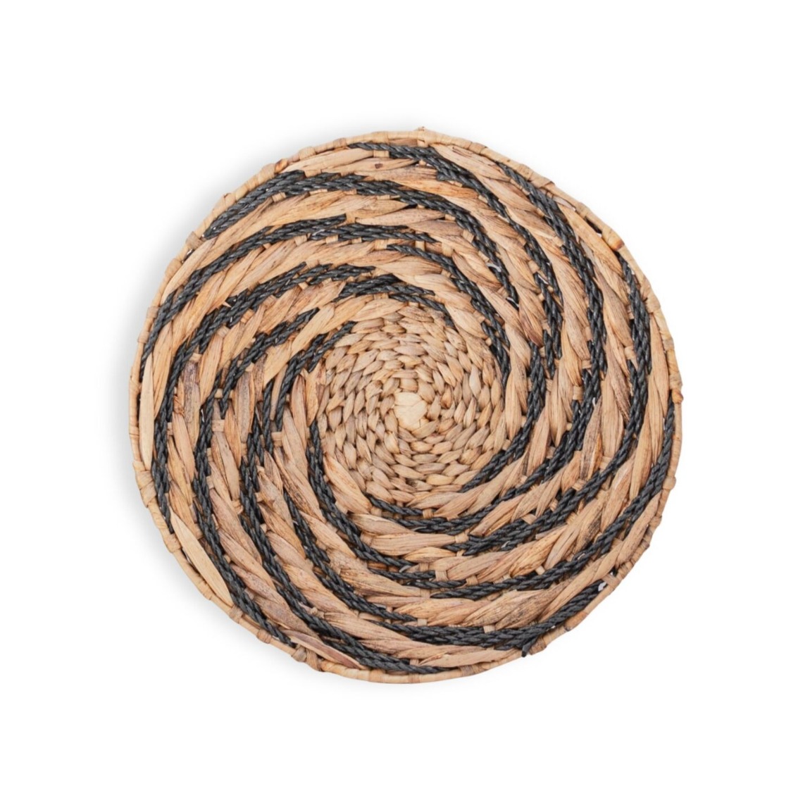 Panier ou Bol Déco Jacinthe deau BANDUNG Naturel et Noir 04