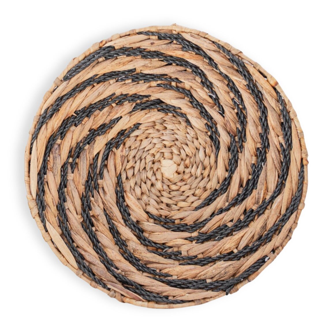 Panier ou Bol Déco Jacinthe deau BANDUNG Naturel et Noir 04