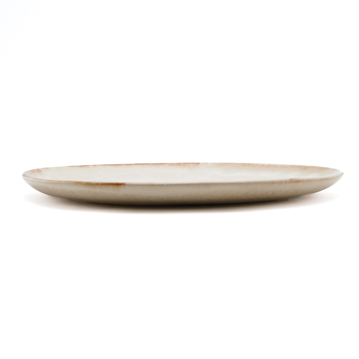 Assiette plate beige