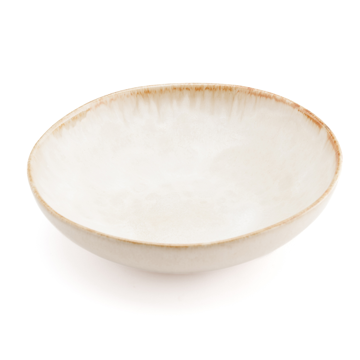 Assiette à pâtes céramique cascais beige