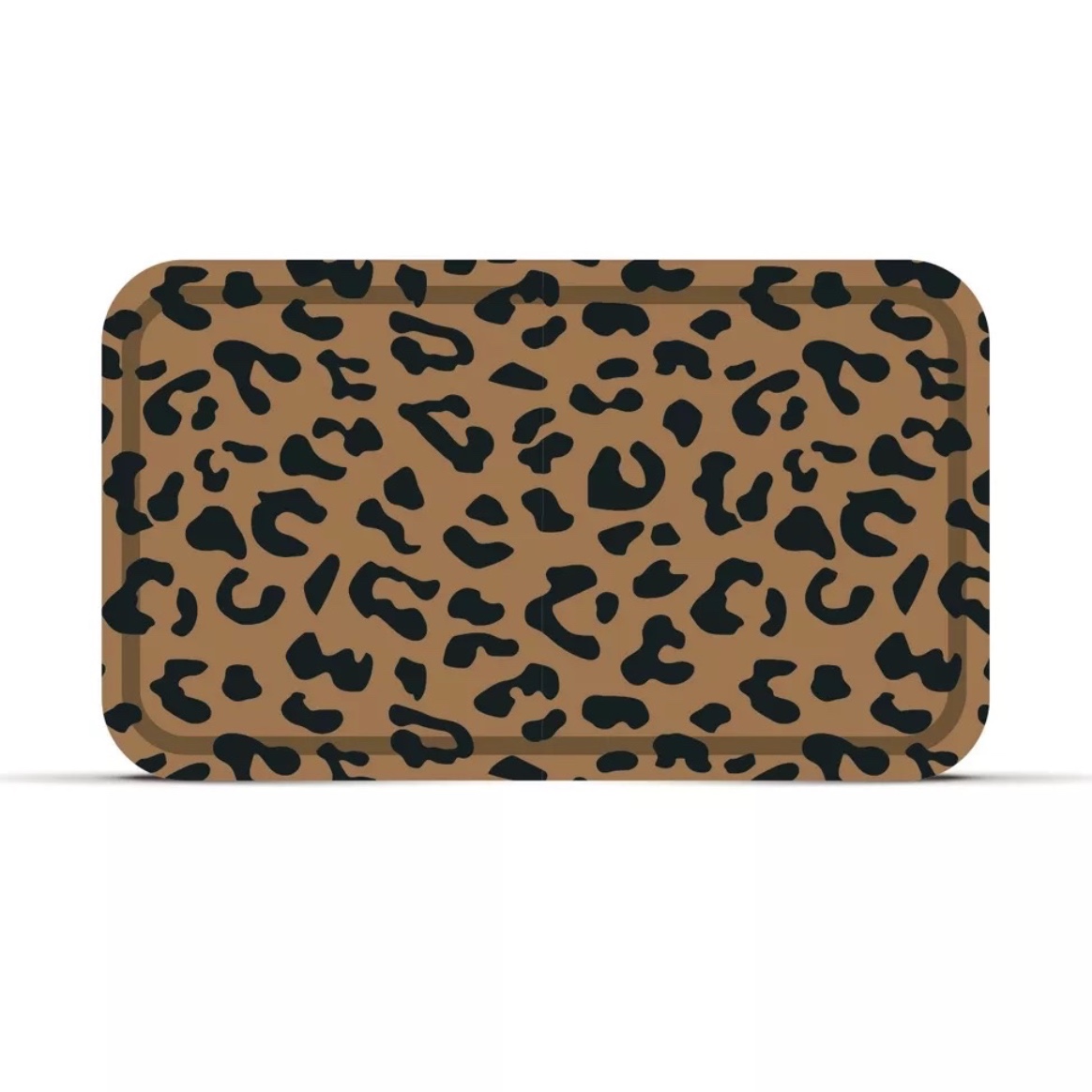 Plateau leopard moka rect