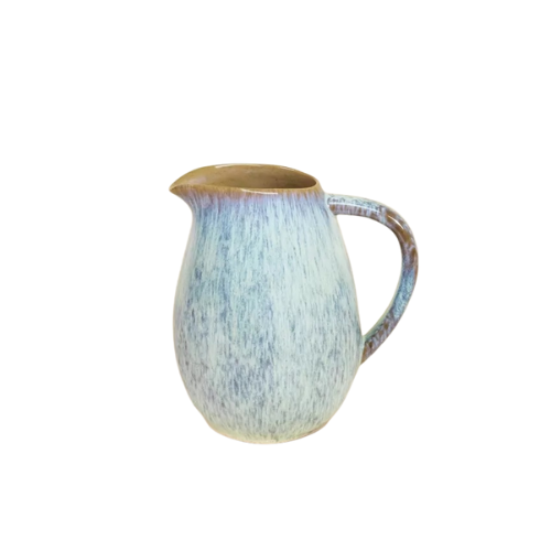 Pichet Tejo Grain by Grain céramique bleu clair