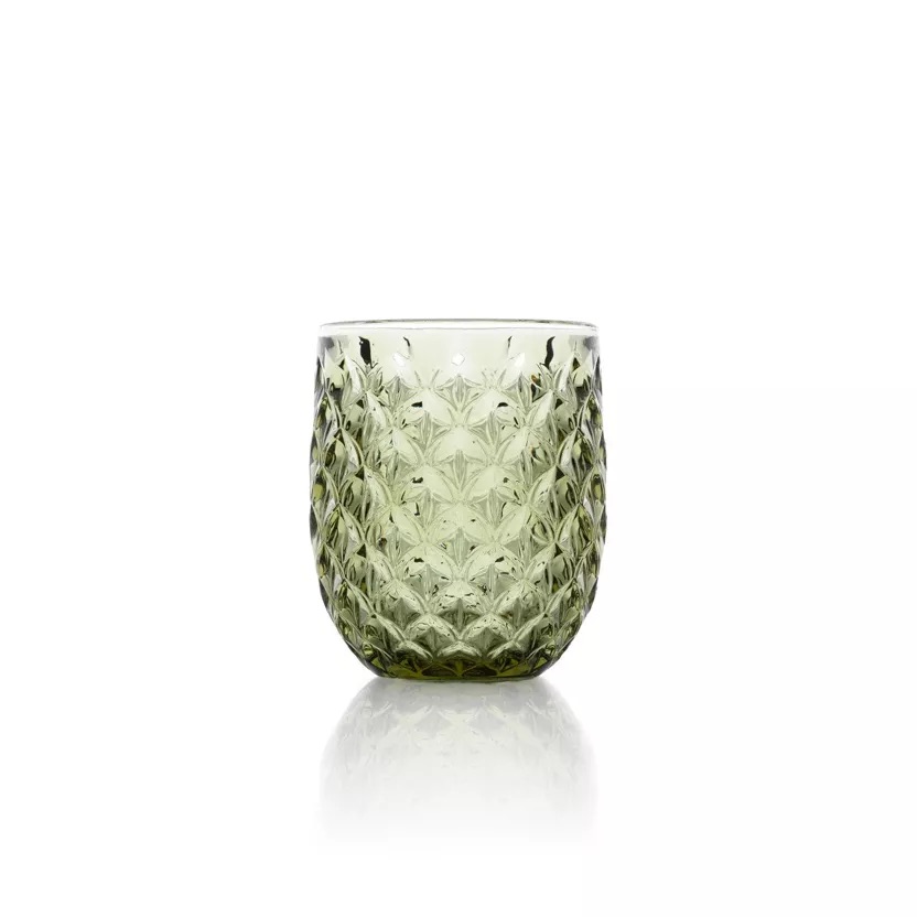 Verre à jus vert