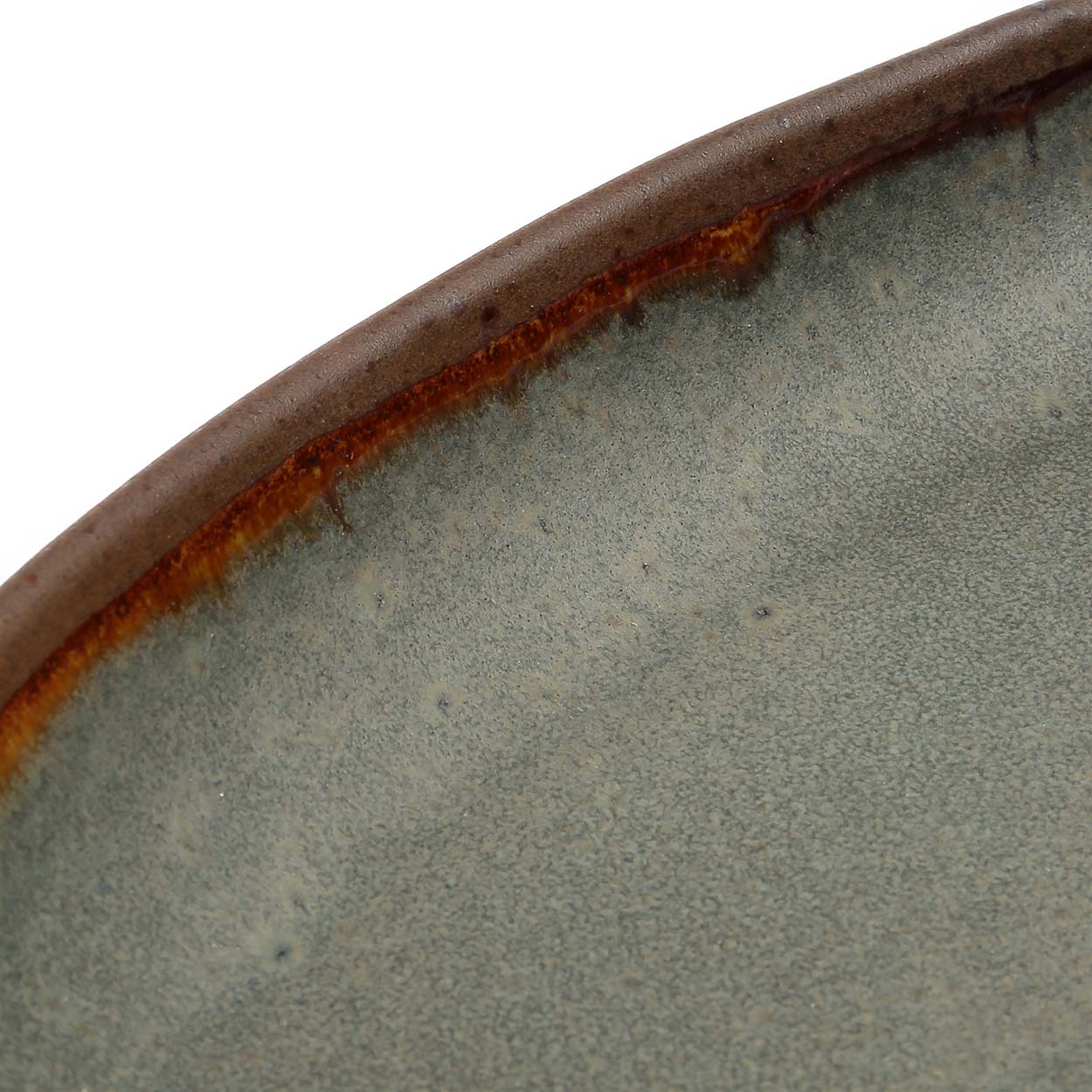 Vaisselle bleu gris marron