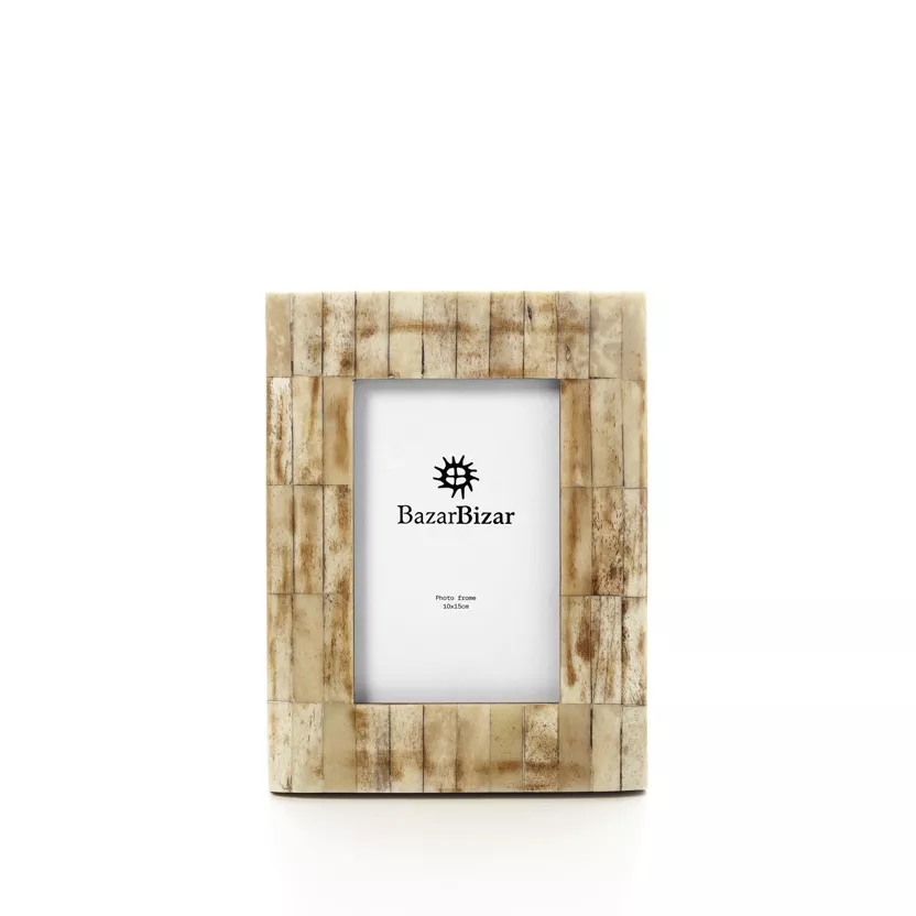 Cadre photo 10cmx15cm beige