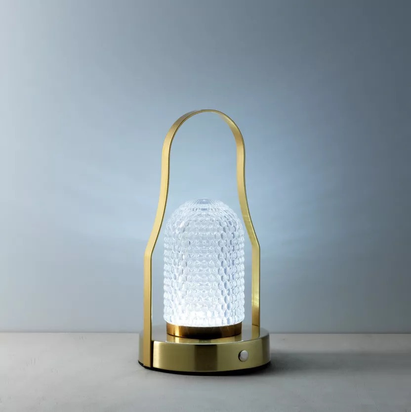 Lampe de table rechargeable Led laiton