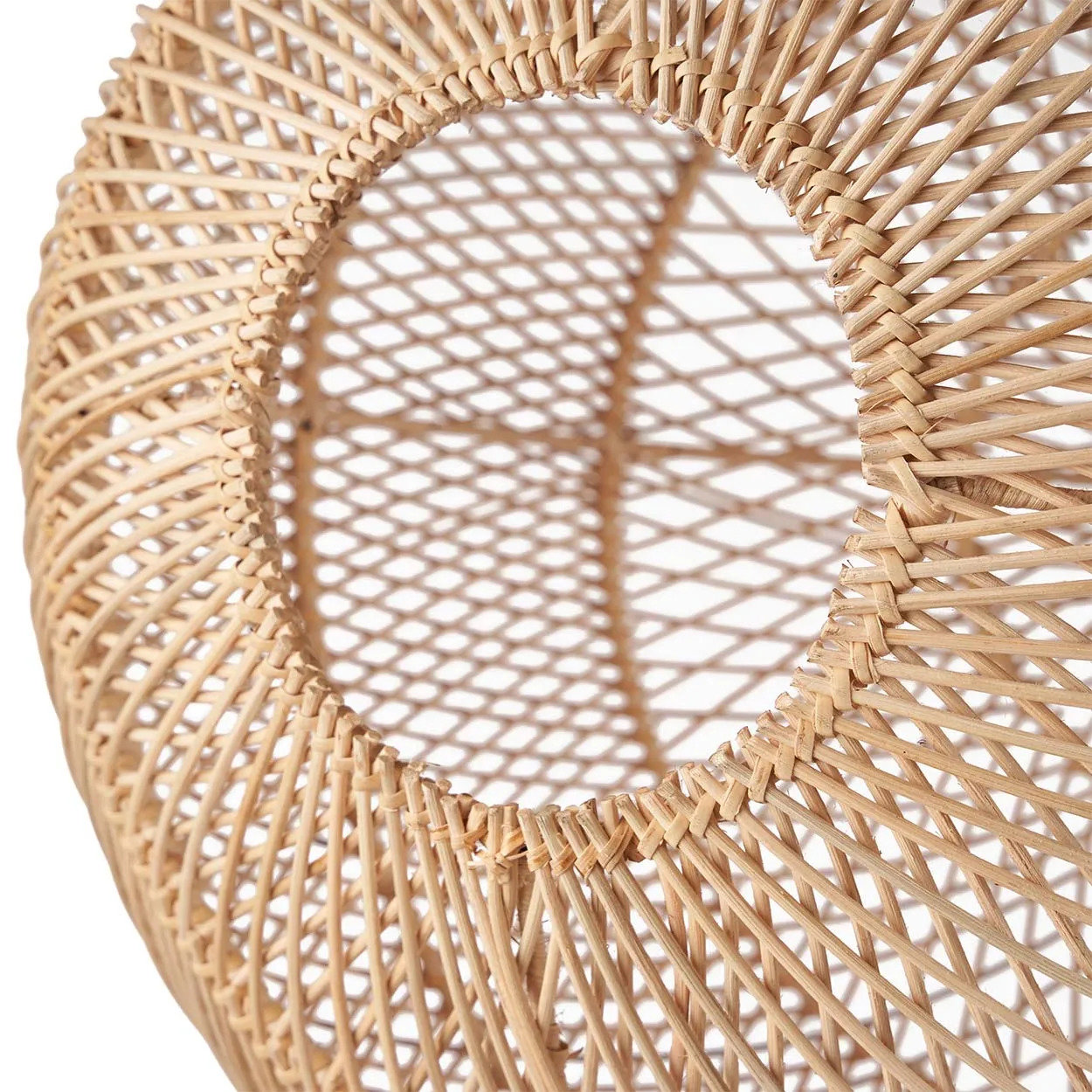Suspension rotin ronde