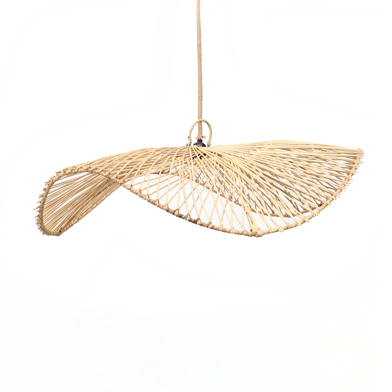 Suspension chapeau naturel