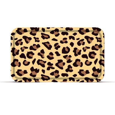 Plateau leopard beige rect