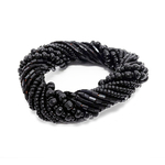 Rond de serviette Perles Noires