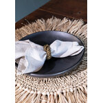 Rond de serviette Perles Or
