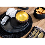 Rond de serviette Perles Noires